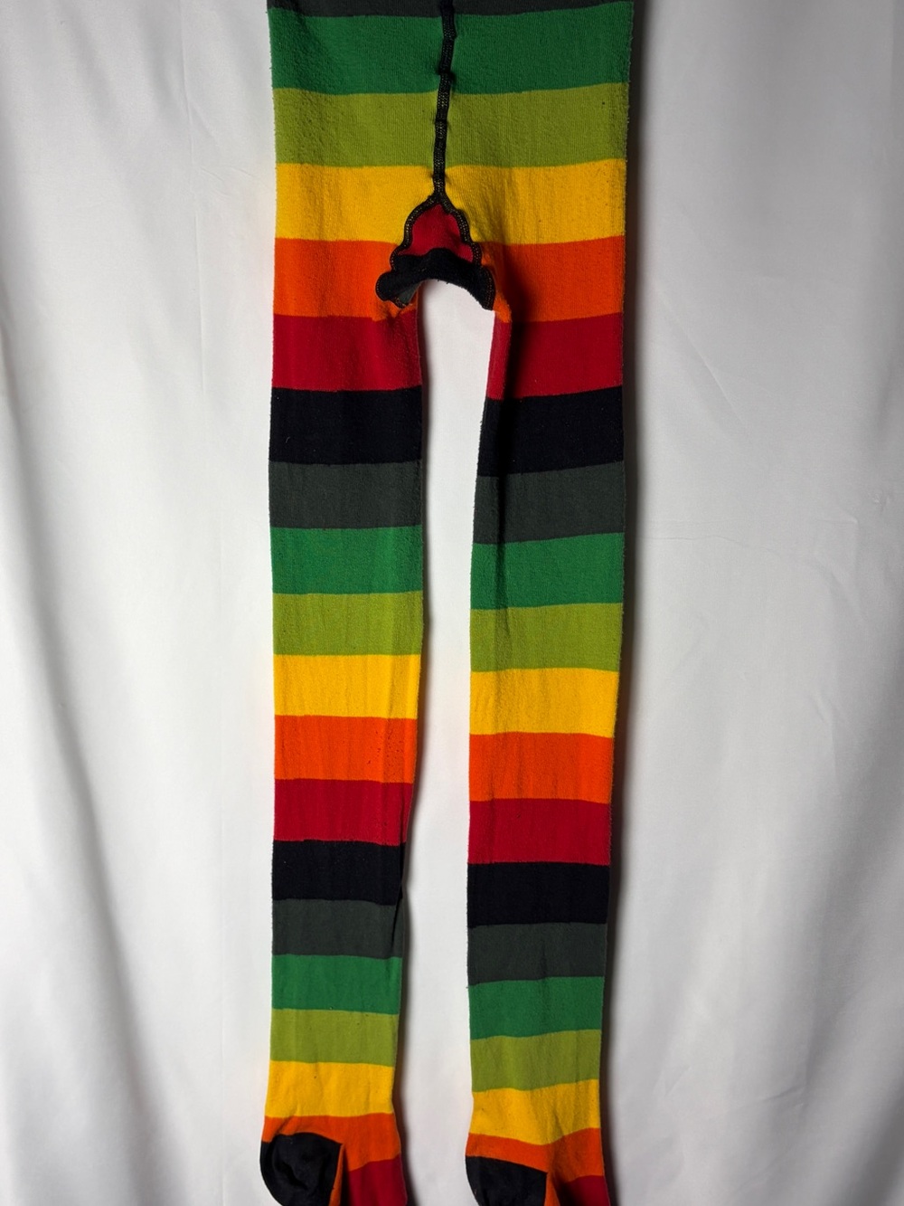 FALKE Germany Premium Heavyweight Striped Tights Size II (M) EU 40-42 Multicolor